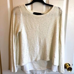 White House Black Market Sequin Sweater